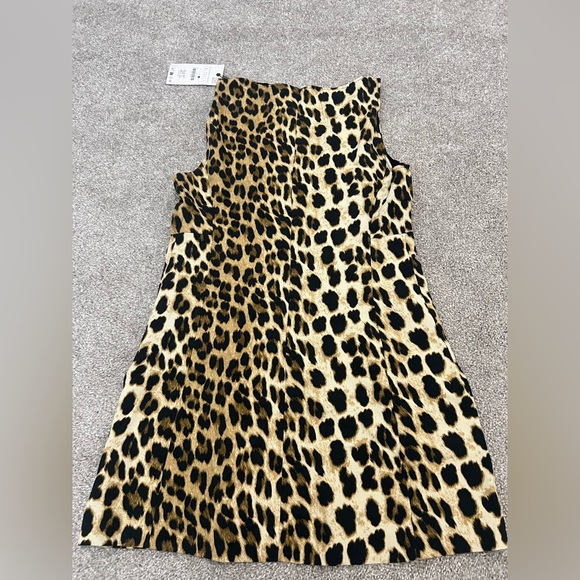 NWT ZARA ANIMAL PRINT DRESS ZW COLLECTION 3201/140 LEOPARD WOMEN LARGE - Picture 13 of 14